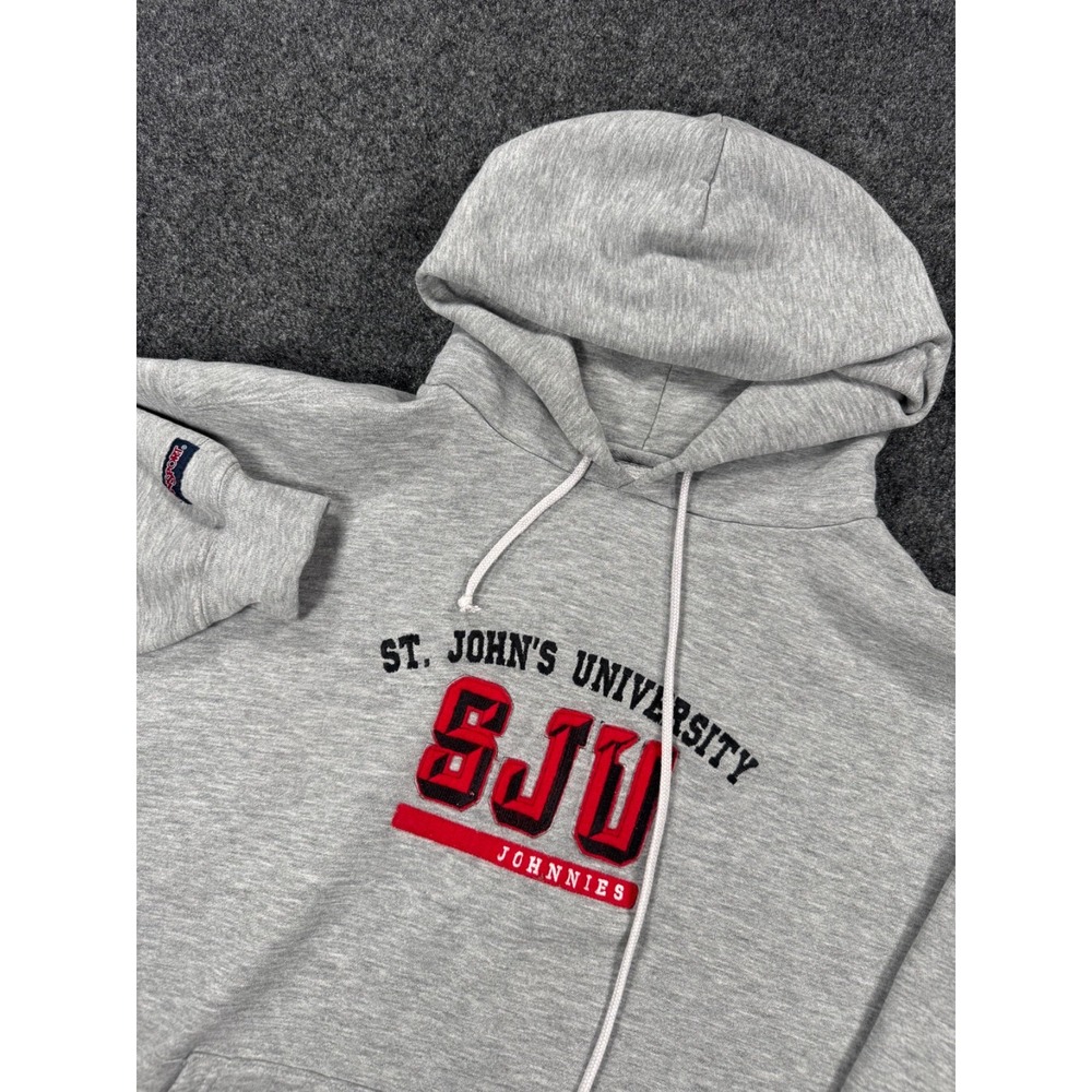 JanSport St Johns University Johnnies Hoodie Gray Size M College Sweatshirt